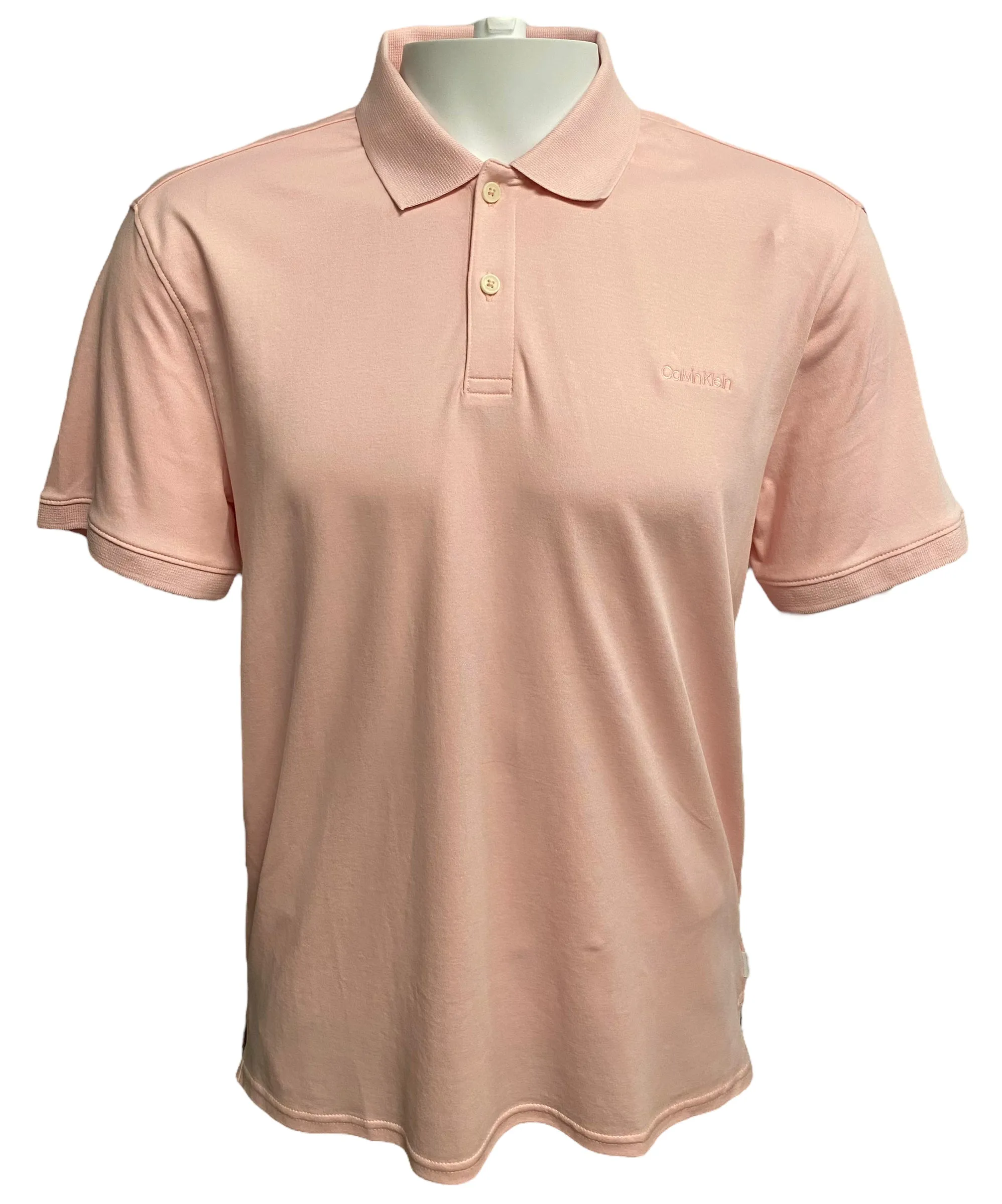 Calvin Klein Mens Cotton Liquid Touch Polo - 40M6718122 / 40M6718691