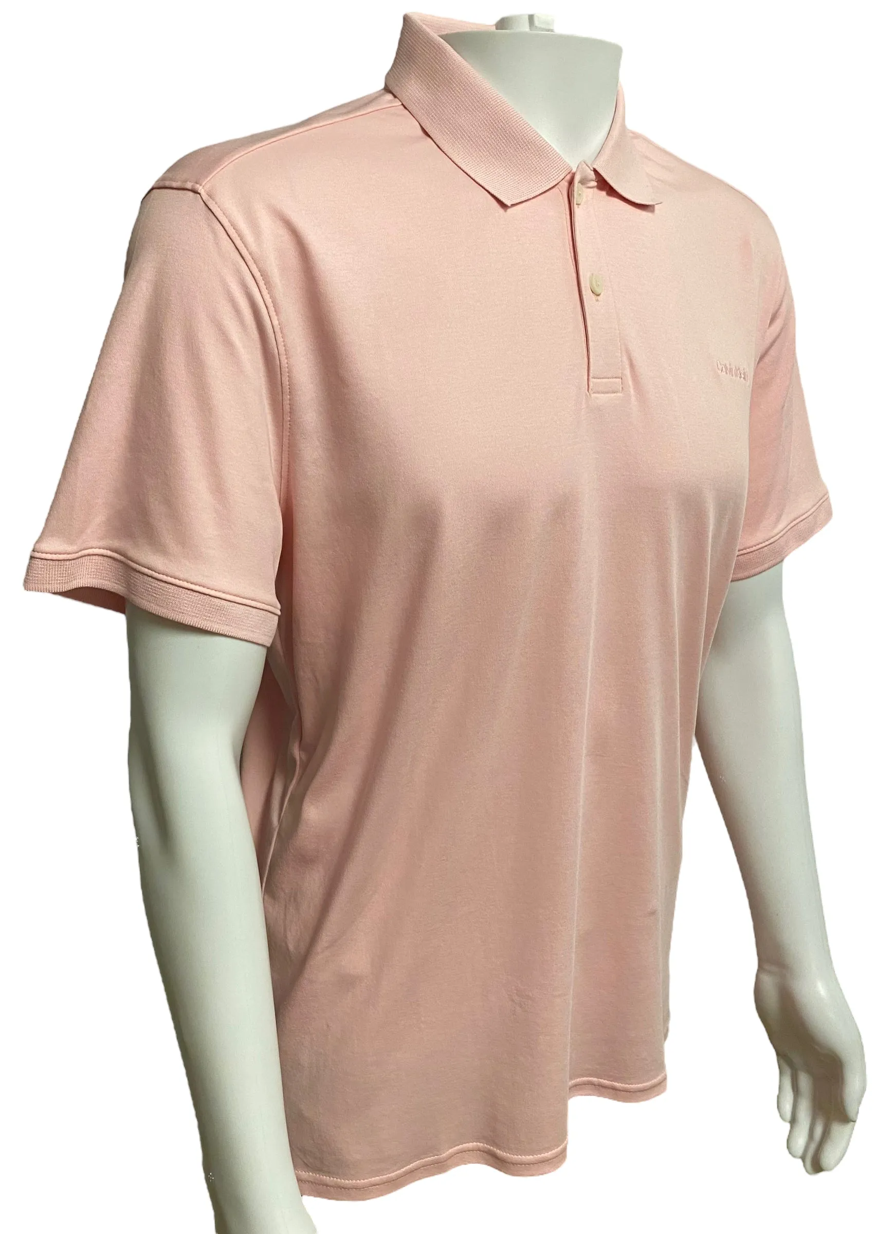 Calvin Klein Mens Cotton Liquid Touch Polo - 40M6718122 / 40M6718691