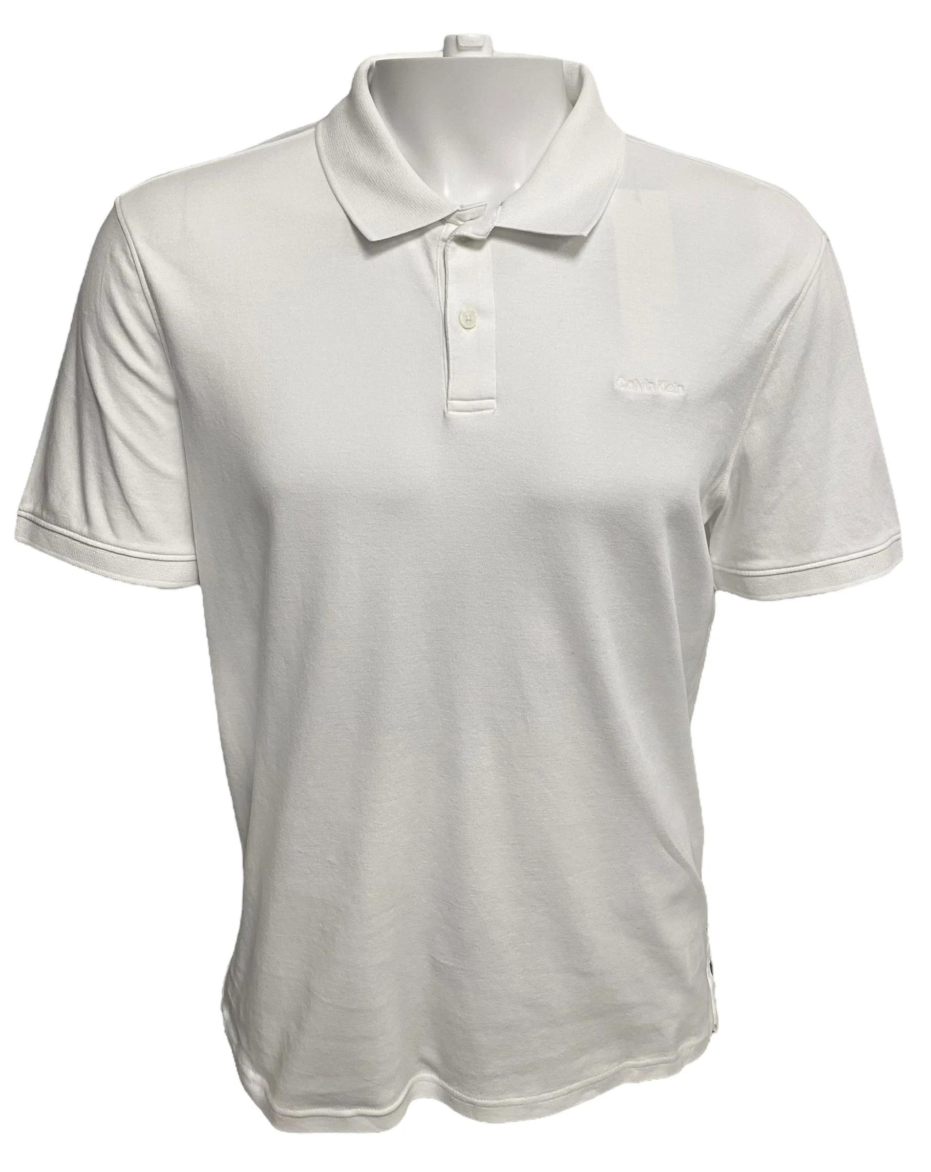 Calvin Klein Mens Cotton Liquid Touch Polo - 40M6718122 / 40M6718691