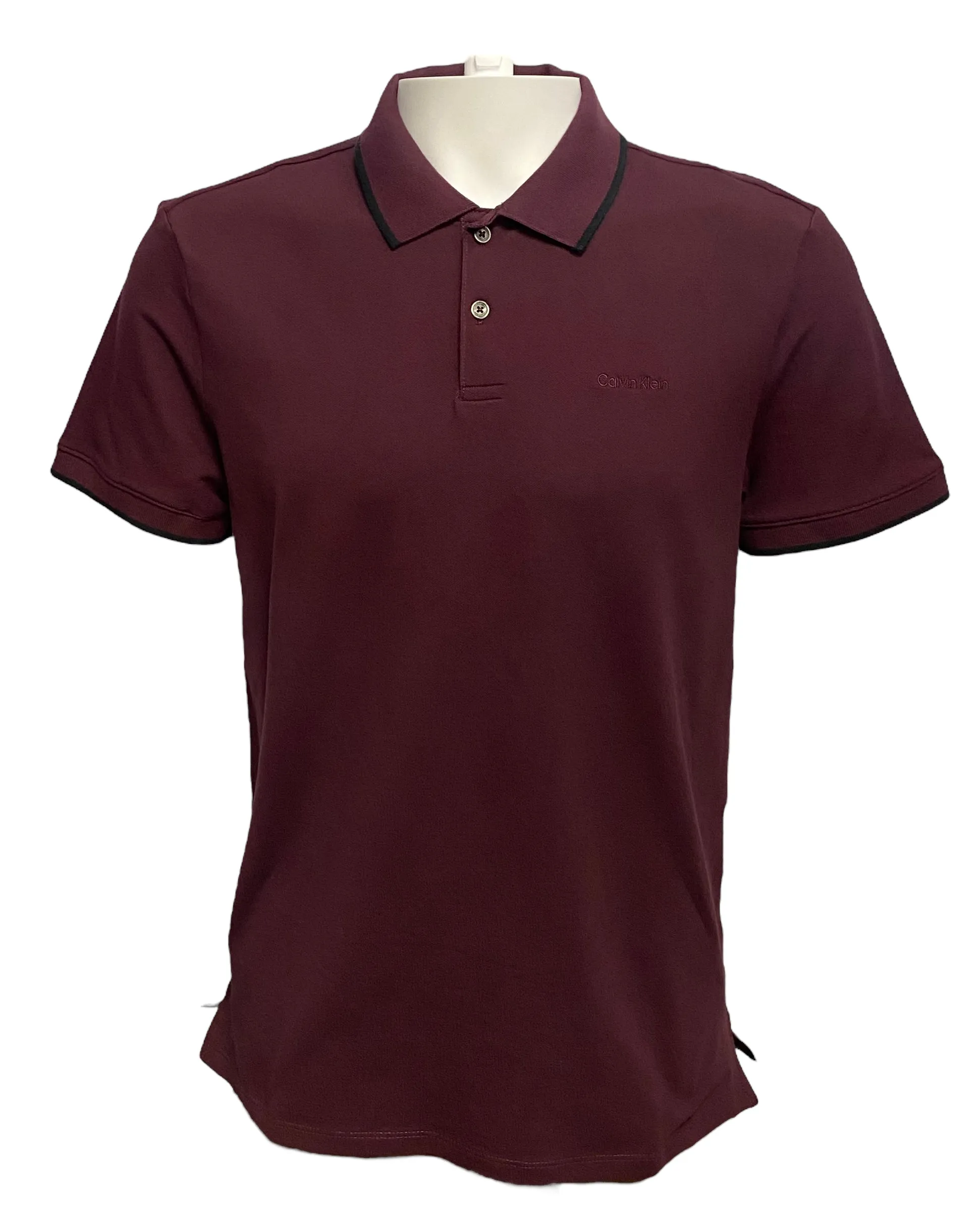 Calvin Klein Mens Stretch Pique Polo Shirt - [40FC261]