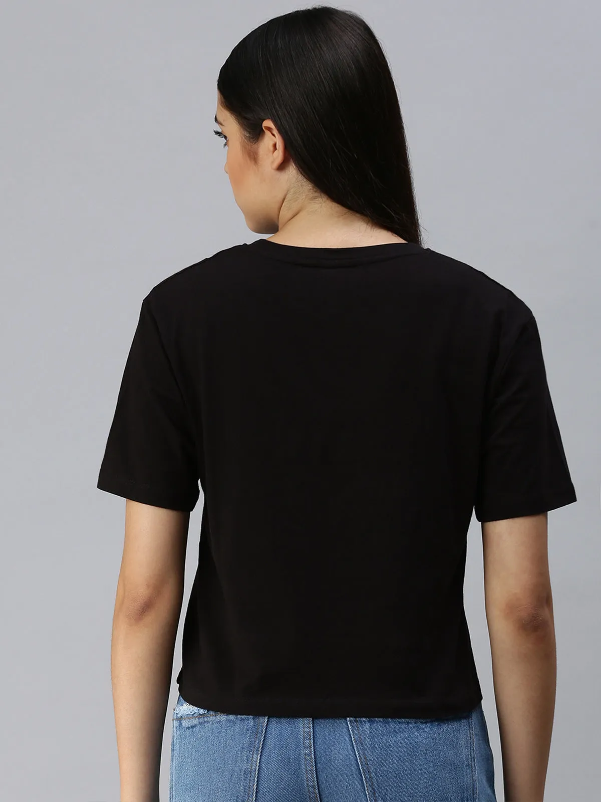 Chicago Bulls: Classic Crest Tie Top- Black