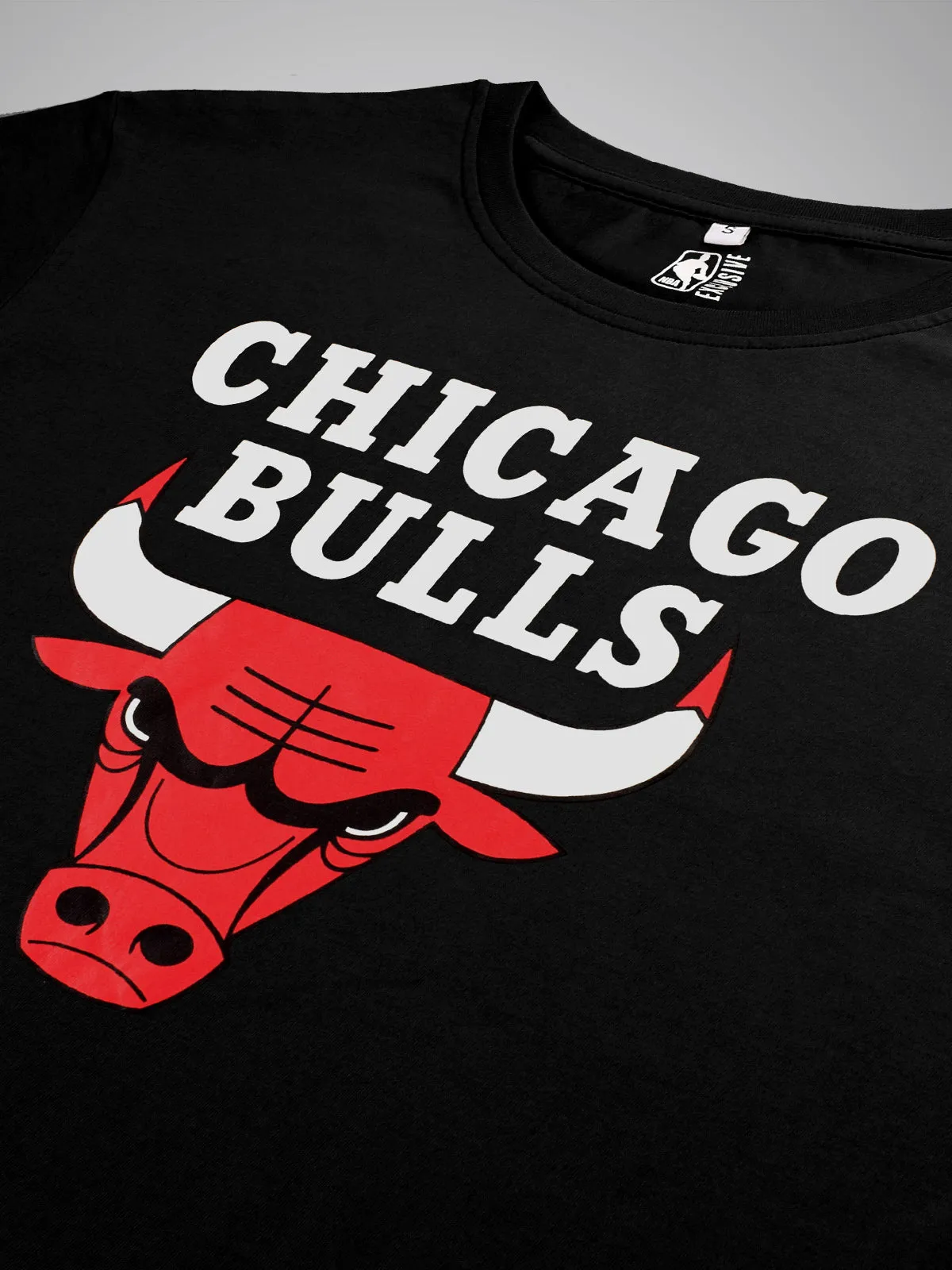 Chicago Bulls: Classic Crest Tie Top- Black