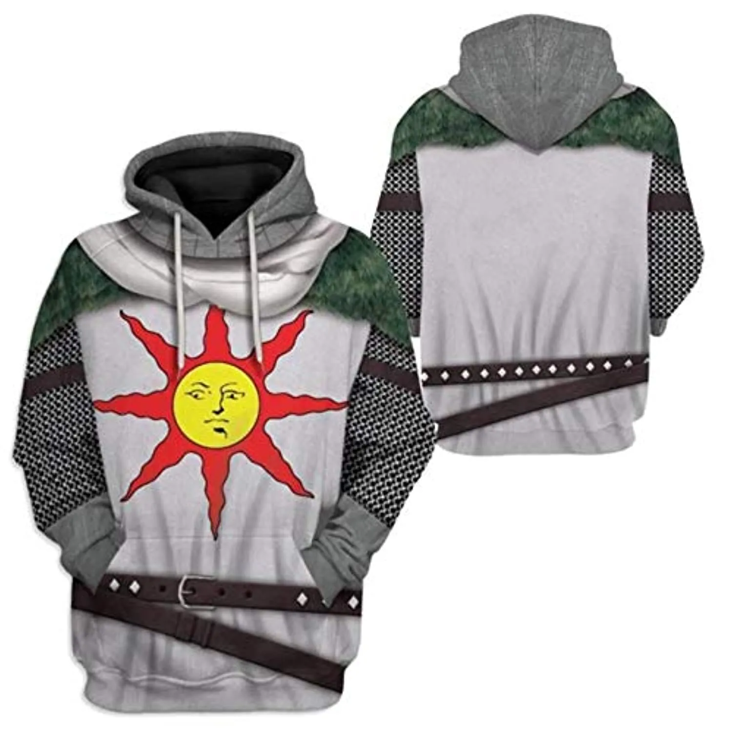Dark Souls Hoodies - Solaire of Astora 3D Unisex Hooded Pullover Sweatshirt