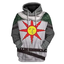 Dark Souls Hoodies - Solaire of Astora 3D Unisex Hooded Pullover Sweatshirt