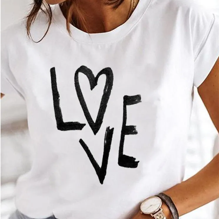 Fashion Daily Short Sleeve Casual Cotton T-Shirt