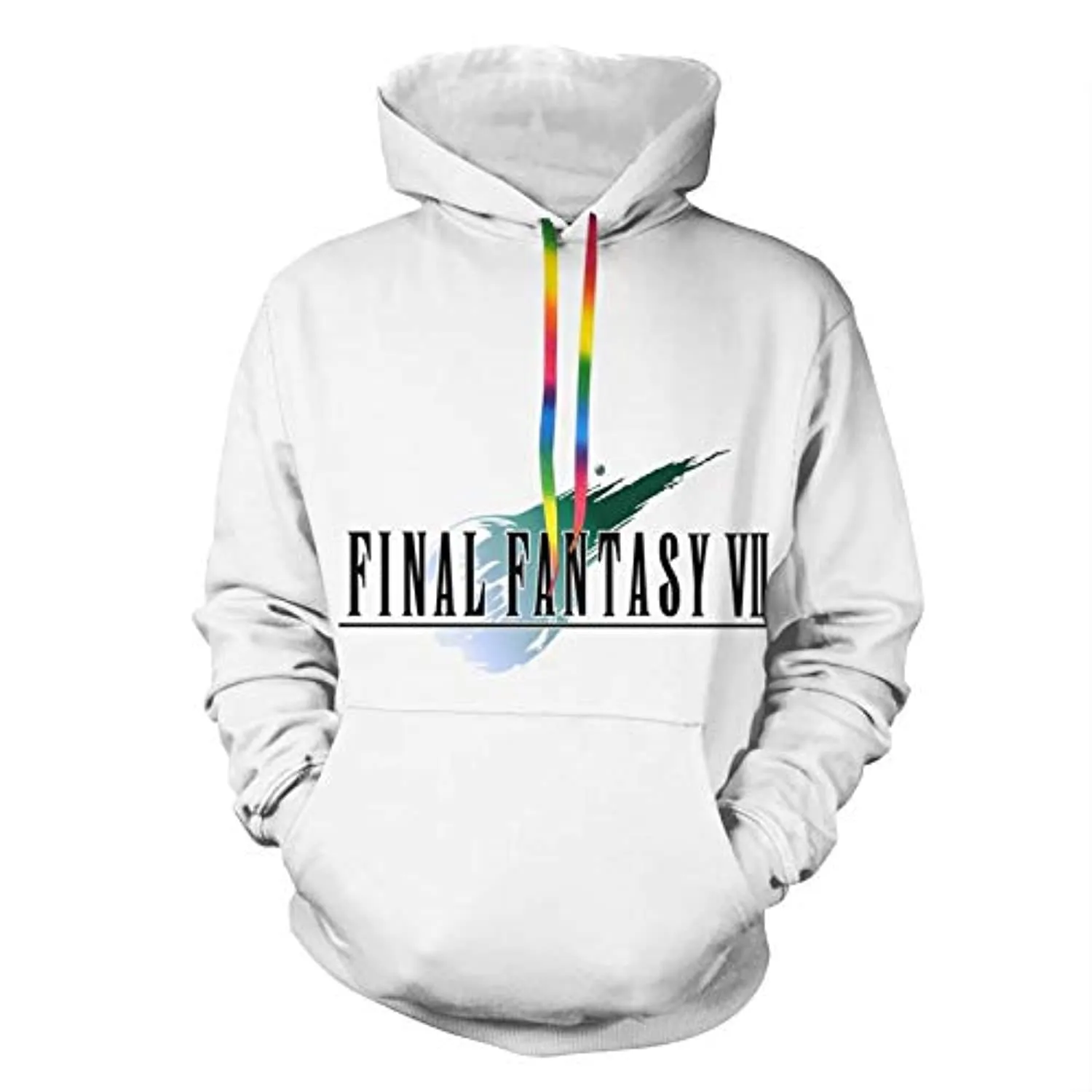 Final Fantasy Hoodie - 3D Print Long Sleeve Hooded Jumper