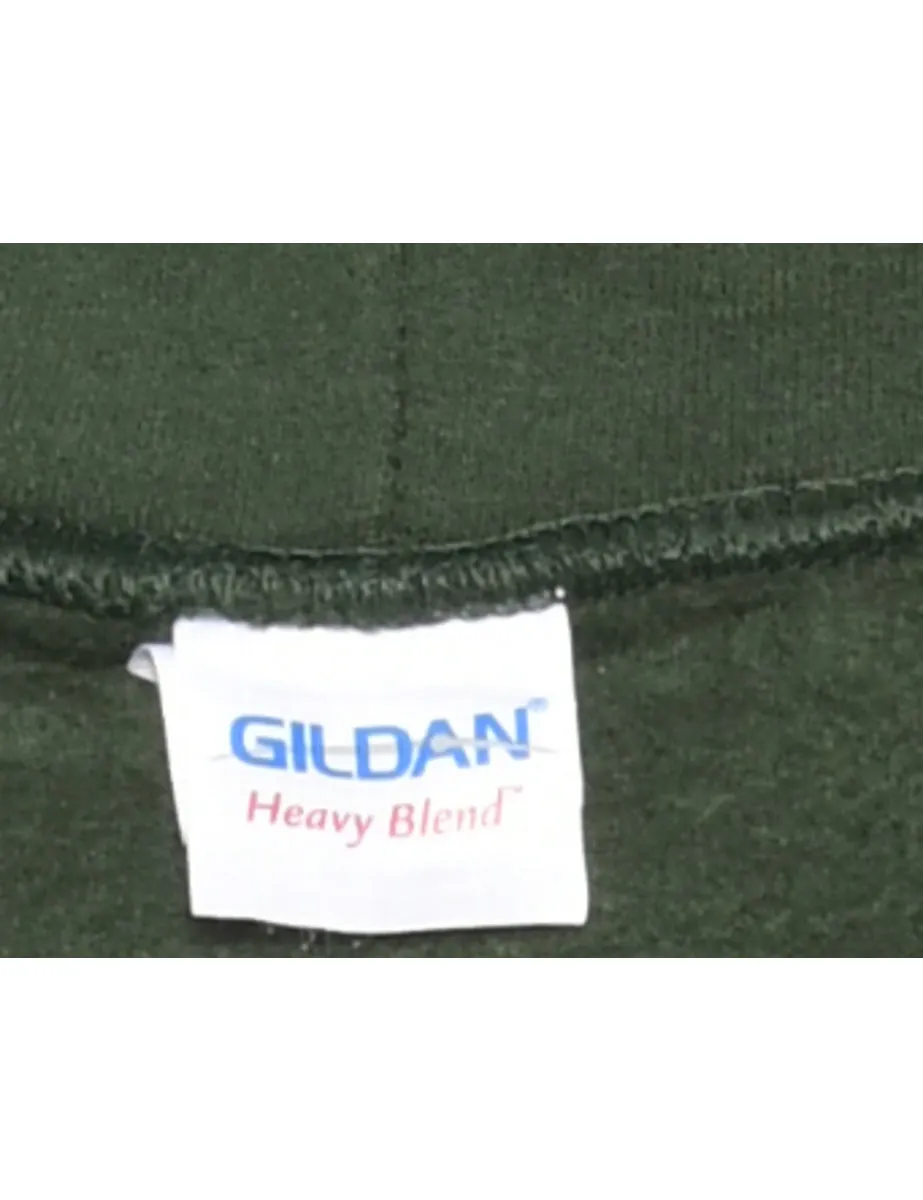 Gildan Green Sports Sweatshirt - M