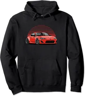 JDM Japanese Automotive Retro Race Wear Vintage Tuning Car Pullover Hoodie