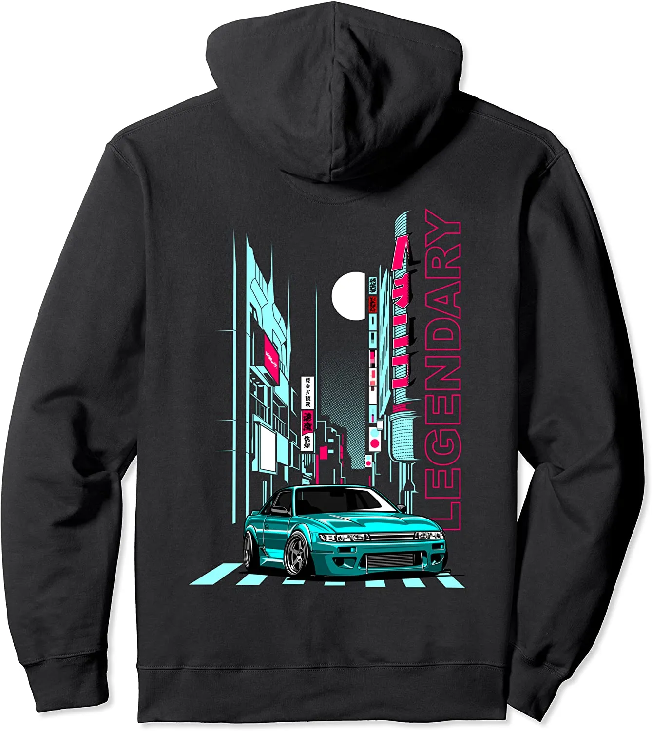 JDM Legend Retro Gaming Racecar Tuning Car Pullover Hoodie