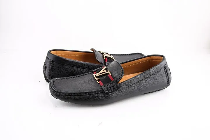 Louis Vuitton Black Monte Carlo Moccasin Shoes