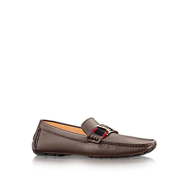 Louis Vuitton Chocolate Brown Monte Carlo Moccasin Shoes
