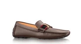 Louis Vuitton Chocolate Brown Monte Carlo Moccasin Shoes