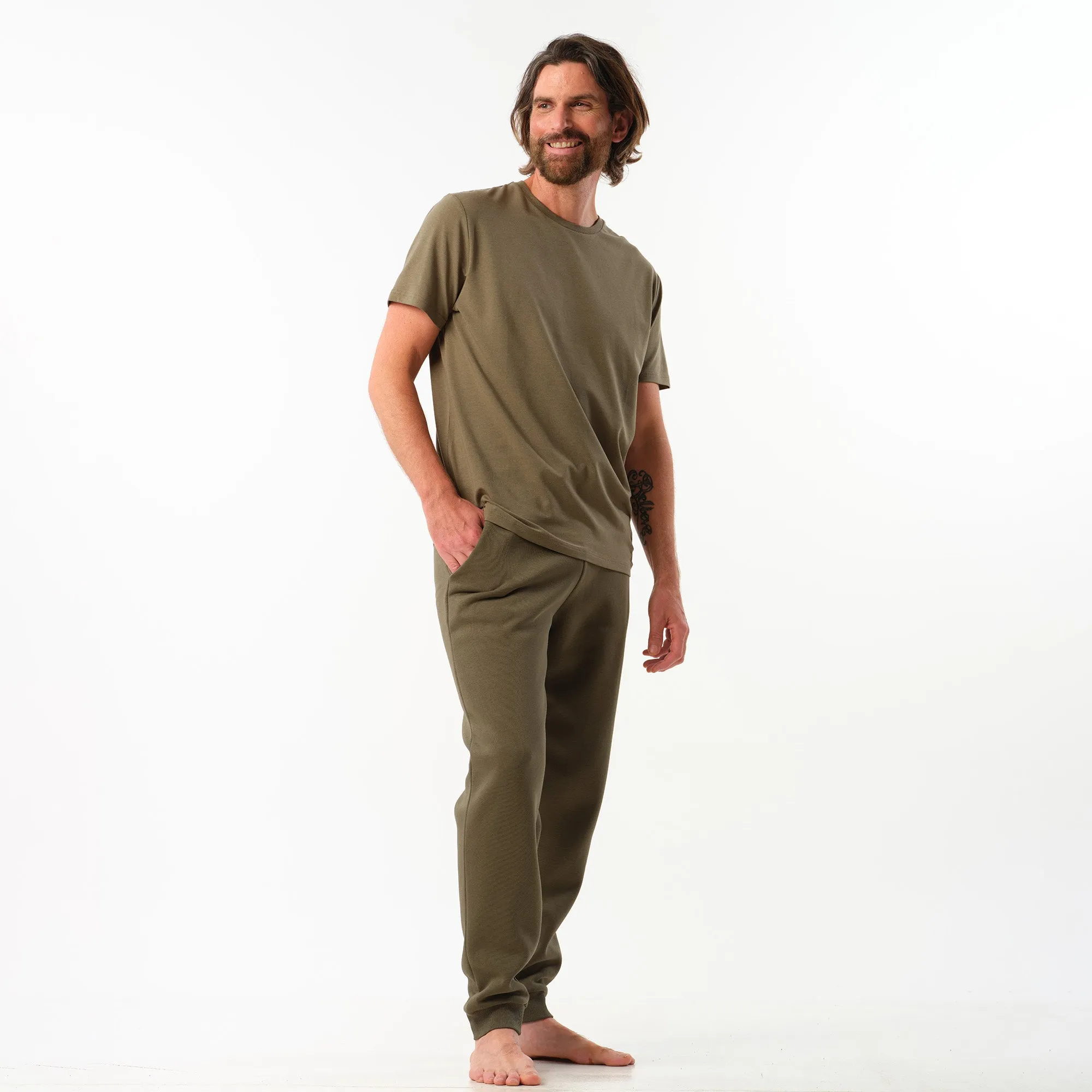 Man Tee Olive Green