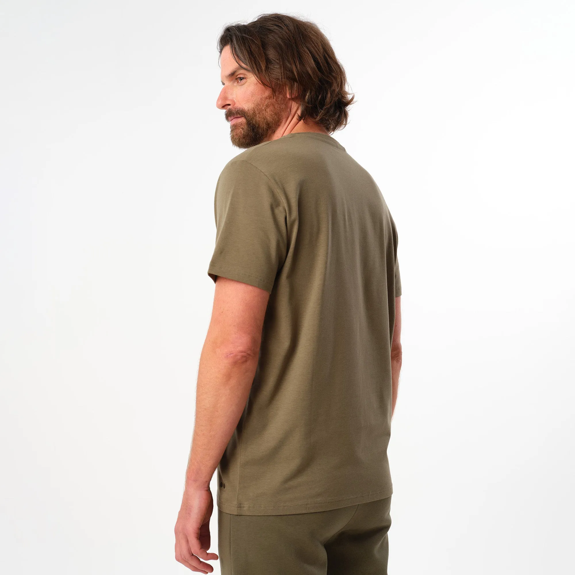 Man Tee Olive Green