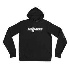 MaxPreps Logo White Adult Fleece Hooded Sweatshirt