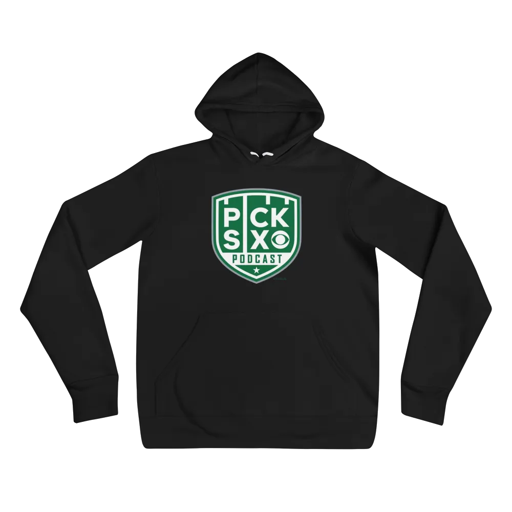 Pick Six Podcast Logo Adult Fleece Hooded Sweatshirt