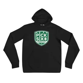 Pick Six Podcast Logo Adult Fleece Hooded Sweatshirt