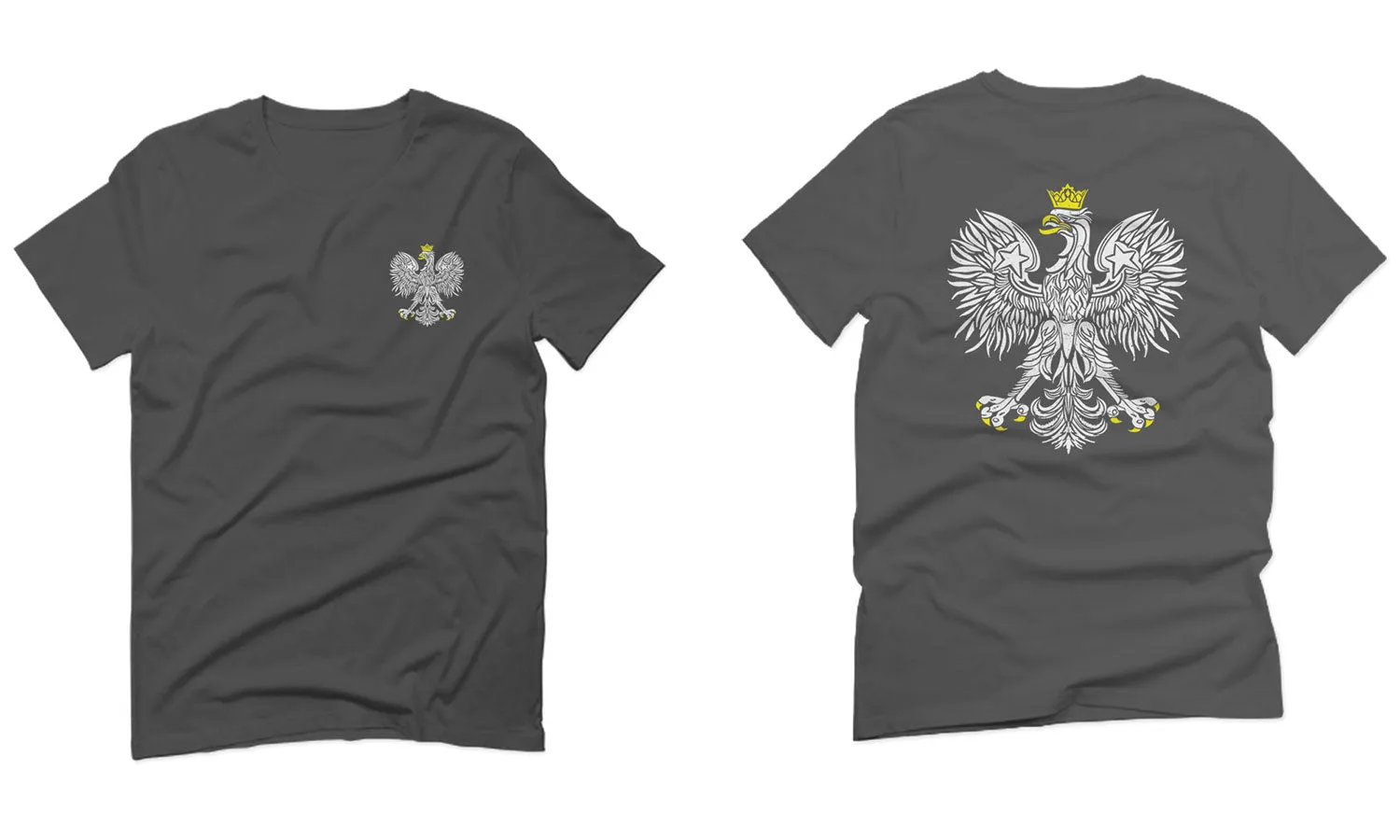 Poland Pride Vintage Style Retro Polish Eagle Flag Polska Soccer For men T Shirt