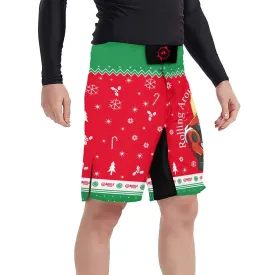 Santa Rolling Around Christmas Fight Shorts