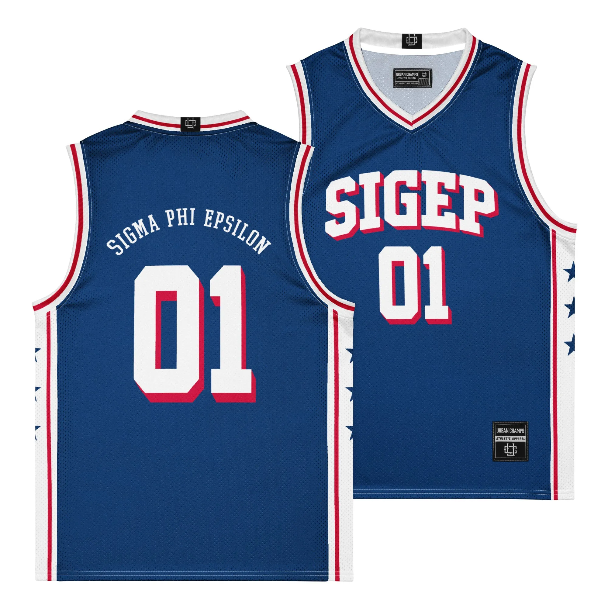 SigEp Royal Basketball Jersey