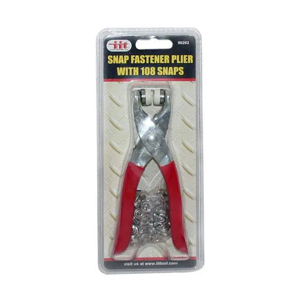 Snap Fastener Pliers Tool Kit 108 Snaps Pieces 27 Sets Easy Press Button Crafts